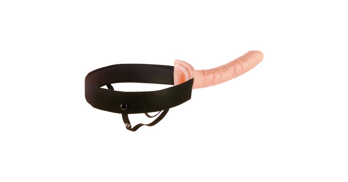 K B Hollow Strapon Strap On Dildo Med Harness Fr Kt
