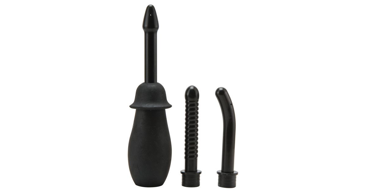K B Douche Unisex Black Anal Hygiejne Orion Mshop Dk