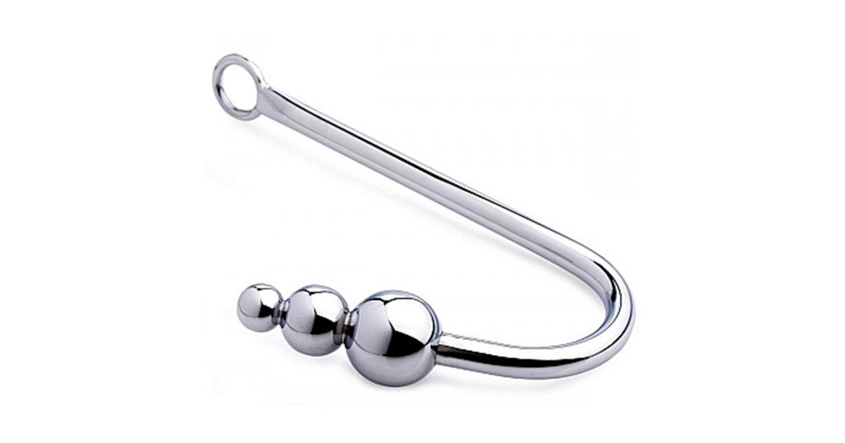 K B Steel Anal Hook With Beads Analt Xr Brands Mshop Dk
