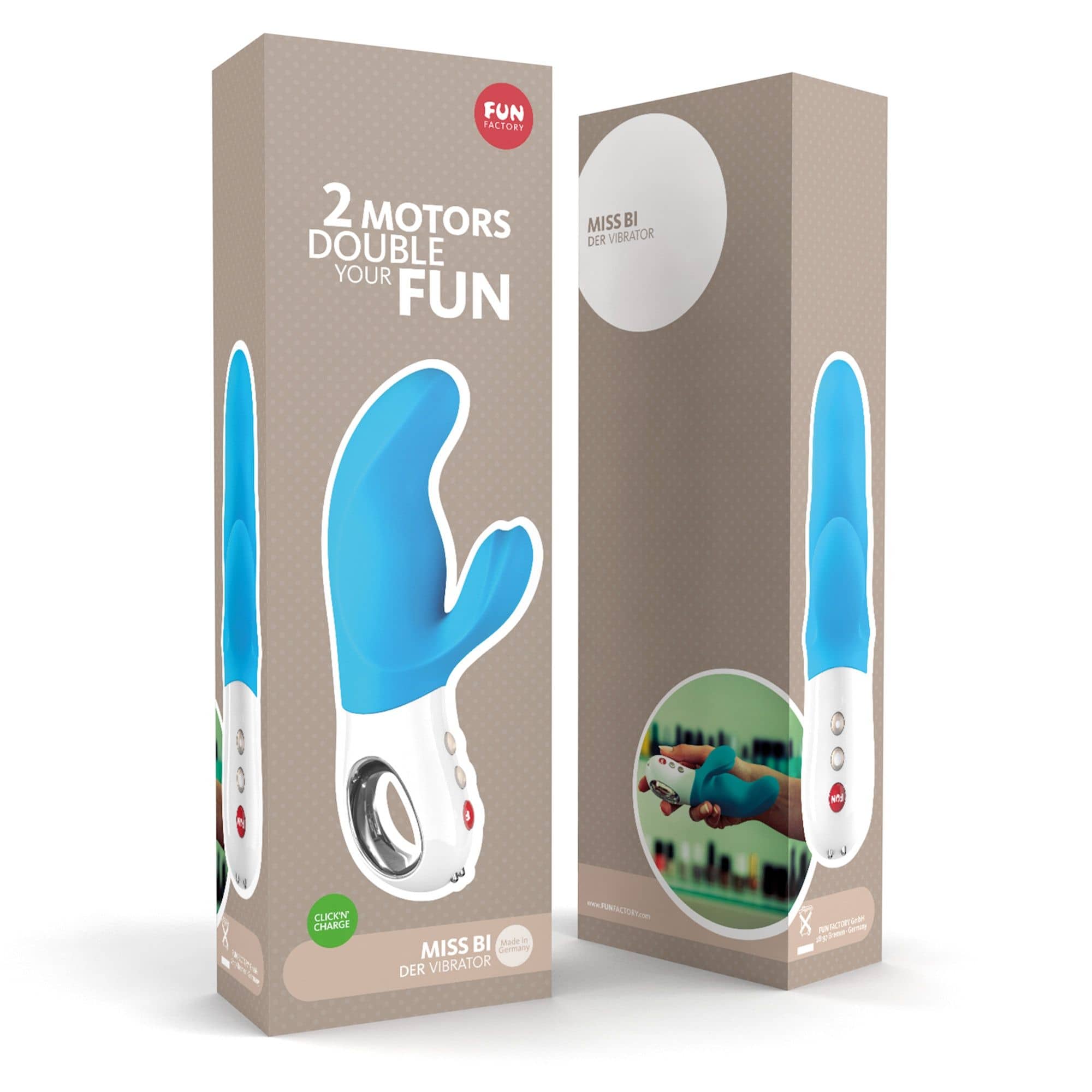 Kb Miss Bi - Rabbit Vibrator - Fun Factory | Mshop.dk