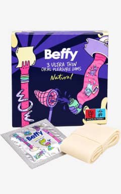 Alle Beffy Oral Slikkelap - Tynde og fleksible slikkelapper i 3-pak. Til sikrere oralsex uden smag og duft. Nemme at bruge og beregnet til engangsbrug.