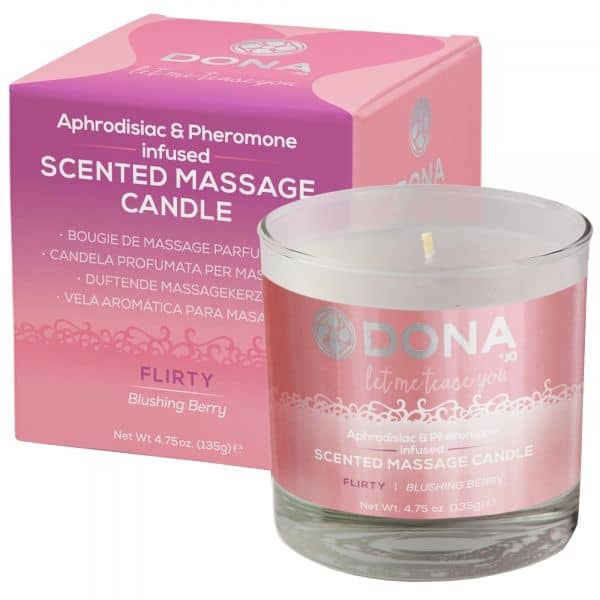 Dona scented massage candle  - flirty