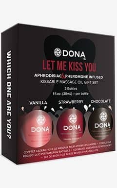 Massage Olie Dona - Let Me Kiss You Gift Set - 3 x 30 ml