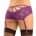 Spider-back Garter panty S/M Purple