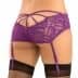 Spider-back Garter Purple