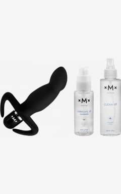 Anal sexlegetøj Scorpio med glidecreme & rengøring