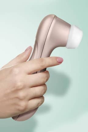 Klitorisvibrator Satisfyer Pro 2 med vibrator, glidecreme og rengøring