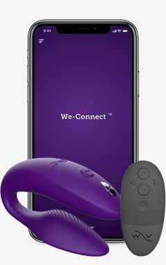 Vibratorer med mobil app We-Vibe Sync 2 Purple