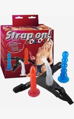 Anal Dildo Strap-On Color 4-piece strap-on