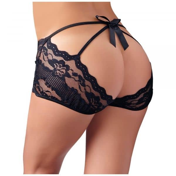 Open back lace panties S