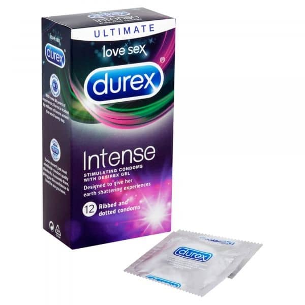 Durex Intense Orgasmic Condoms - 12 stk.