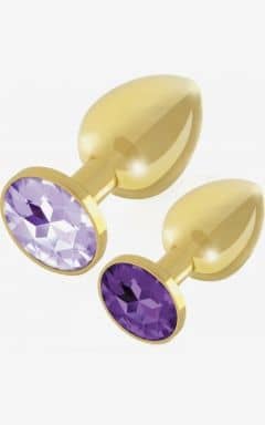 Buttplug og analt sexlegetøj RS - Soiree - Booty Plug Luxury Set 2x Gold