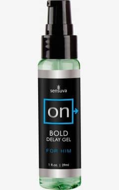 Øget Sexlyst & Forlængende Sensuva - Bold Delay Gel For Him 29 ml