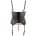 Basque with wetlook stripes M