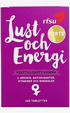 Stemningsfyldt tilbehør RFSU Lust & Energi Kosttillskott Kvinna