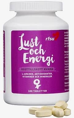 Øget Sexlyst & Forlængende RFSU Lust & Energi Kosttillskott Kvinna