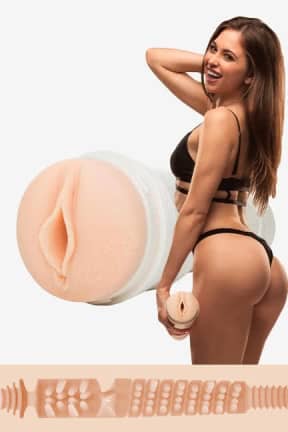 Fleshlight Riley Reid Utopia - Tag Riley Reid med dig hjem, og forsvind ind i denne originale Fleshlight vagina - en præcis afstøbning af Riley's frække vagina. Den stimulerende Utopia-struktur forkæler dig med hver eneste bevægelse. Justerbar sugeevne.