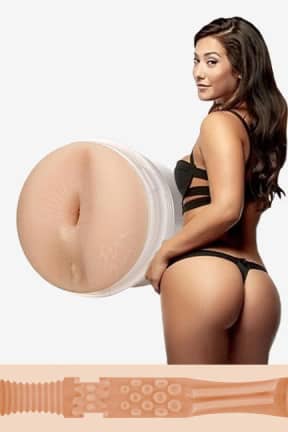 Fleshlight Eva Lovia Spice - Luk øjnene og få oplevelsen af at tage smukke Eva Lovia bagfra med denne anal Fleshlight – en præcis afstøbning af hendes anus, der forkæler dig med pirrende teksturer og justerbart tryk.