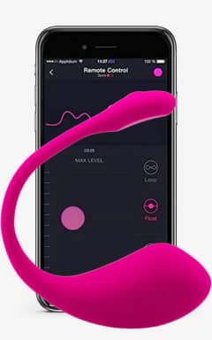 Vibratorer med mobil app Lovense Lush 2 Bullet Vibrating egg