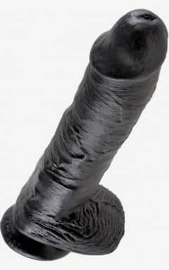 Sexlegetøj til samme køn King Cock Cock With Balls 25 cm