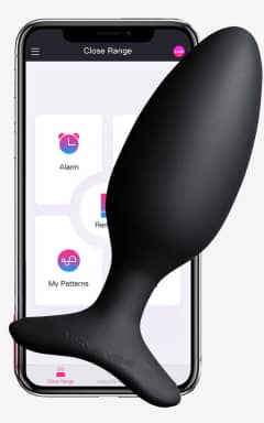 Vibratorer med mobil app Lovense - Hush Butt Plug 