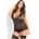 Lace Time Garter Chemise Set XXL