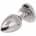 Love Steel Plug with Crystal