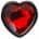 Love Steel Plug with Crystal