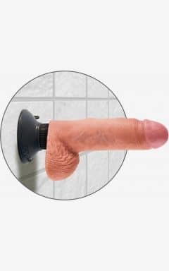 Vibrator King Cock 7" Vibrating Cock with Balls