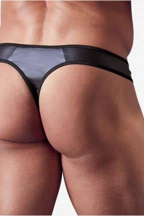 Lingeri Men's G-String with Strass Zipper