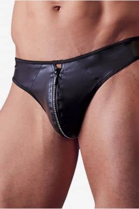 Lingeri Men's G-String with Strass Zipper