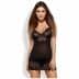 Obsessive - Alluria Chemise & Thong Black