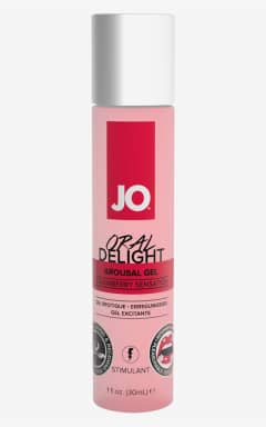 Øget Sexlyst & Forlængende System JO Oral Delight Strawberry