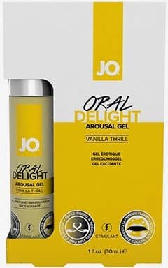 Øget Sexlyst & Forlængende System Jo Oral Delight Vanilla
