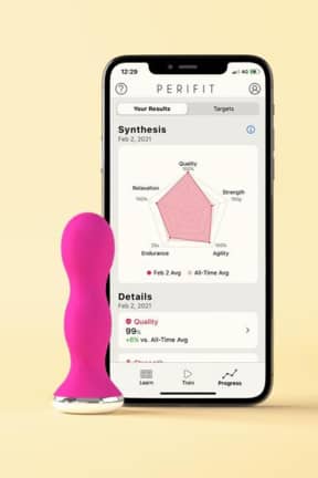 Bedre Sex Perifit Kegel Bækkenbundstræner - 2022 model Pink