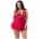 Babydoll Lace Red L
