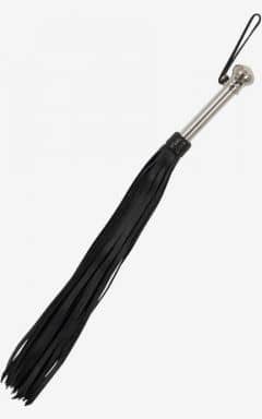 Piske & Paddles ZADO Leather Flogger Steel