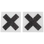 Nipple Sticker Cross Black