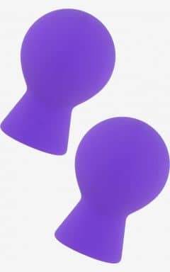 BDSM / Fetisch Lit-Up Nipple Suckers Small Purple