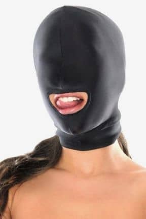 Blindfold FF Spandex Open Mouth Hood 