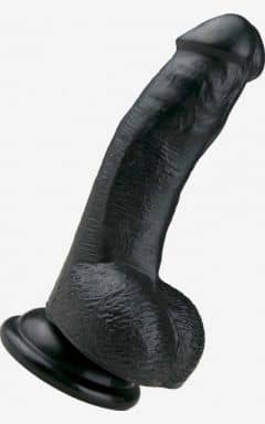 Anal sexlegetøj Realistic Dildo Black 15 cm