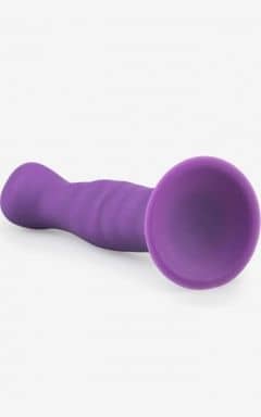 Anal sexlegetøj Silicone Suction Cup Dildo Purple