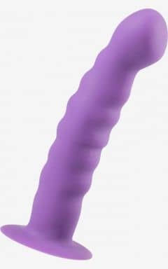 Dildo med sugekop Silicone Suction Cup Dildo Purple