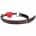 Heart Ball Gag - Black/Red