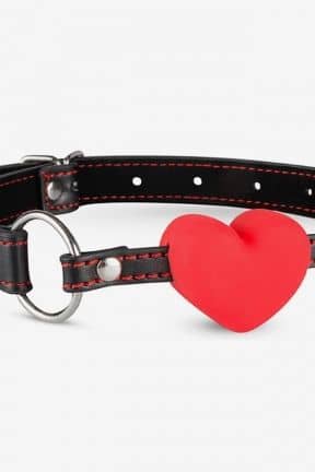 Alle Heart Ball Gag - Black/Red
