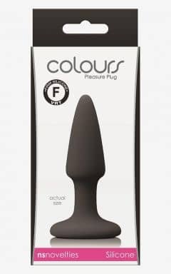 Buttplug og analt sexlegetøj Colors Pleasures Mini Plug Black