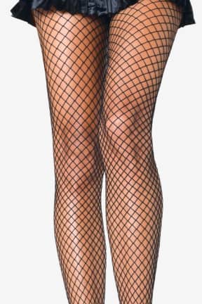 Lingeri Industrial Fishnet Pantyhose - Klassiske netstrømpebukser, der løfter både lingeri, festlooket og hverdagsoutfittet.