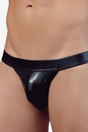 Lingeri Jockstrap Wetlook Black