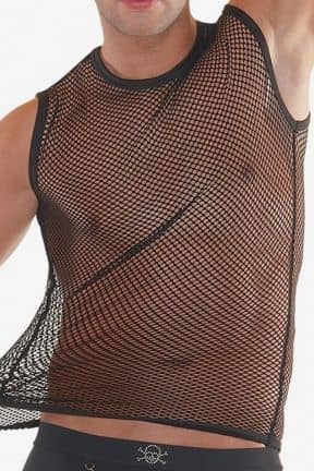 Alle Net Tank Top Black