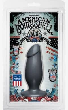 Buttplug og analt sexlegetøj American B Fat Man Gun Metal